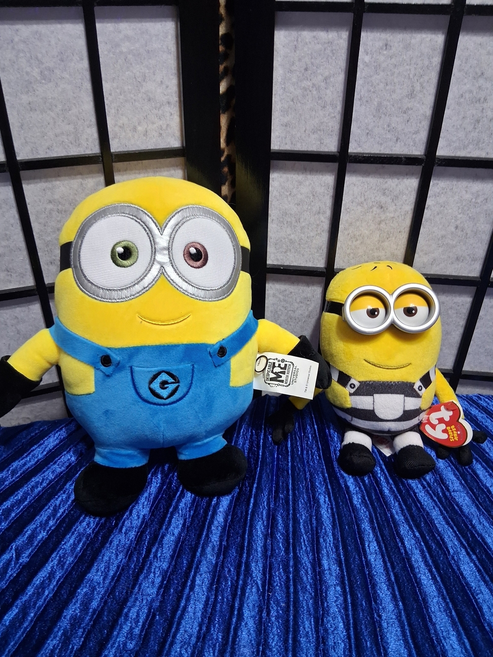 Universal Minion Plush Toy - Yellow Blue - Set of 2